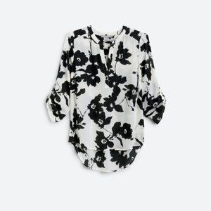 Daniel Rainn Koda Split Neck Blouse